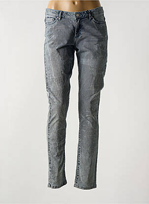 Jeans coupe slim taille basse taille basse bleu IKKS femme