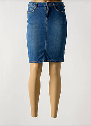 Jupe courte poches bleu ONE STEP femme