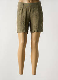 Short taille à pinces taille normale vert ONE STEP femme