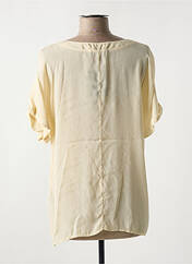 Blouse jaune LAUREN VIDAL pour femme seconde vue
