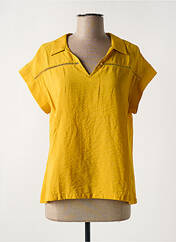 Blouse jaune ONE STEP pour femme seconde vue