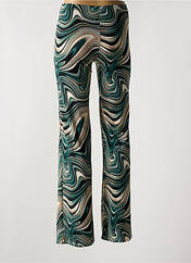 Pantalon flare vert LAUREN VIDAL pour femme seconde vue