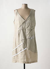 Robe mi-longue beige ELISA CAVALETTI pour femme seconde vue