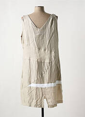 Robe mi-longue beige ELISA CAVALETTI pour femme seconde vue