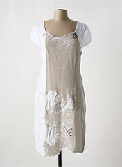 Robe mi-longue blanc ELISA CAVALETTI pour femme seconde vue