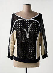 Sweat-shirt noir ELISA CAVALETTI pour femme seconde vue