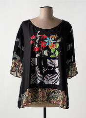 Top noir SAVE THE QUEEN pour femme seconde vue