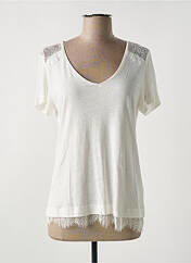 T-shirt beige ONE STEP pour femme seconde vue