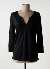 T-shirt noir ONE STEP pour femme seconde vue