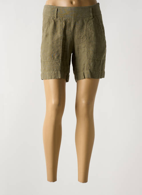 Short taille à pinces taille normale vert ONE STEP femme