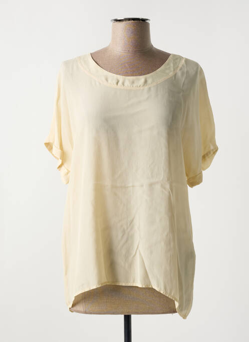 Blouse jaune LAUREN VIDAL pour femme