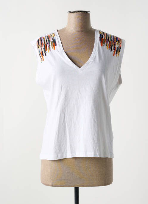 Débardeur blanc LOLA CASADEMUNT pour femme
