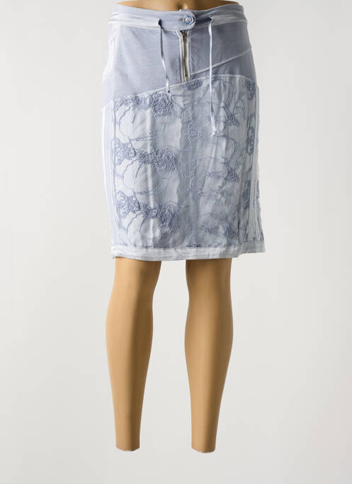Jupe mi-longue gris ELISA CAVALETTI pour femme