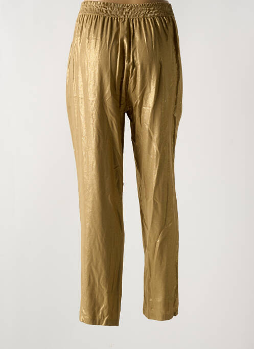 Pantalon droit or EVA KAYAN pour femme