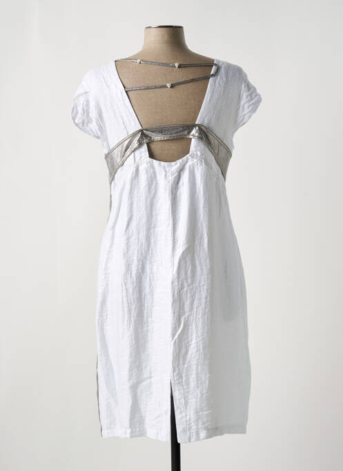 Robe mi-longue blanc ELISA CAVALETTI pour femme