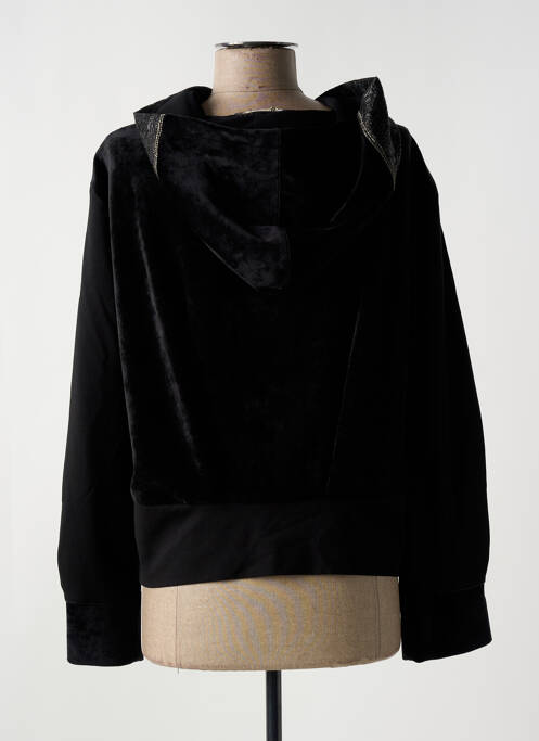 Sweat-shirt à capuche noir ELISA CAVALETTI pour femme