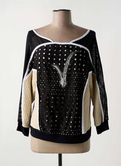 Sweat-shirt noir ELISA CAVALETTI pour femme
