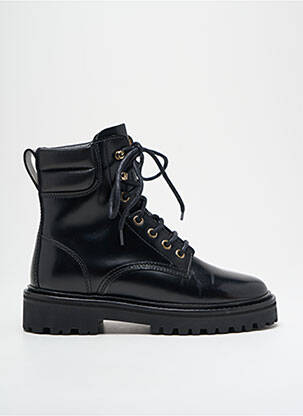 Bottines/boots matière lisse talon plat jusqu'à 3cm noir ISABEL MARANT femme