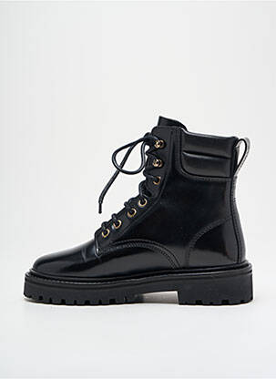 Bottines/boots matière lisse talon plat jusqu'à 3cm noir ISABEL MARANT femme