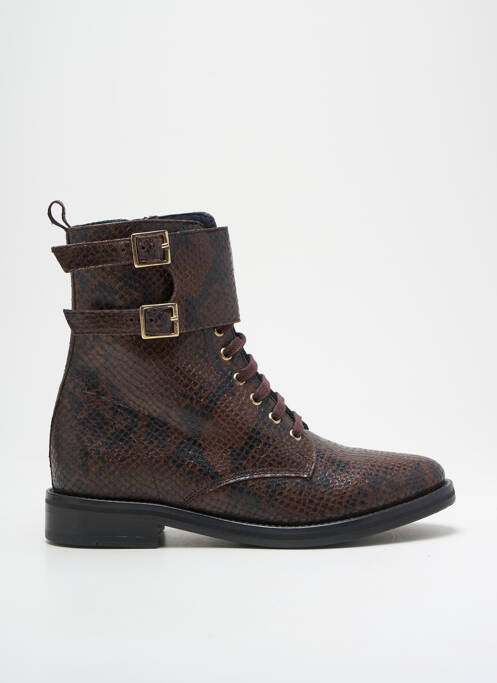 Bottines/Boots marron ANAKI pour femme