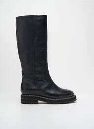 Bottes matière lisse talon de 4 à 6cm noir IVYLEE femme