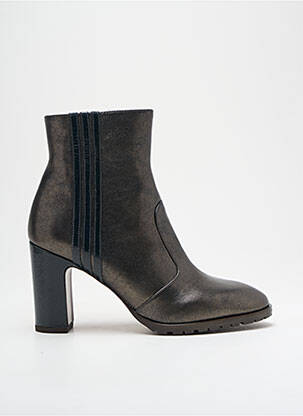 Bottines/boots matière lisse talon de 7 à 9cm argent CHIE MIHARA femme