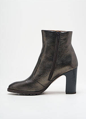 Bottines/boots matière lisse talon de 7 à 9cm argent CHIE MIHARA femme