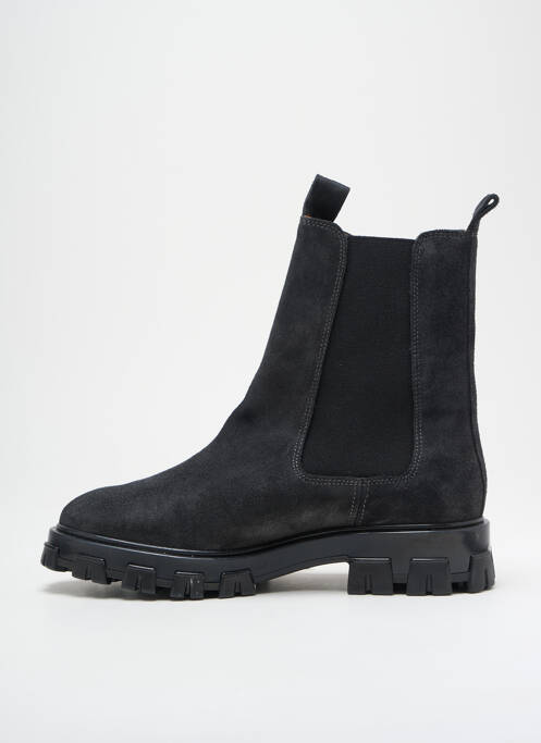 Bottines/boots nubuck talon plat jusqu'à 3cm noir ANONYMOUS COPENHAGEN femme