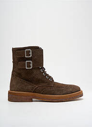 Bottines/boots talon bas talon plat jusqu'à 3cm marron WOMAN CALCE femme