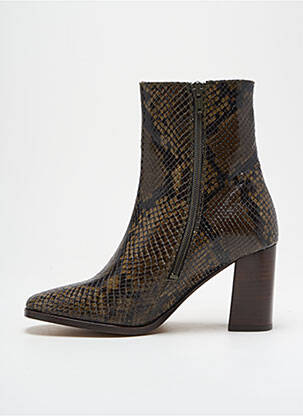 Bottines/boots talon bottier talon de 7 à 9cm vert ANTHOLOGY femme