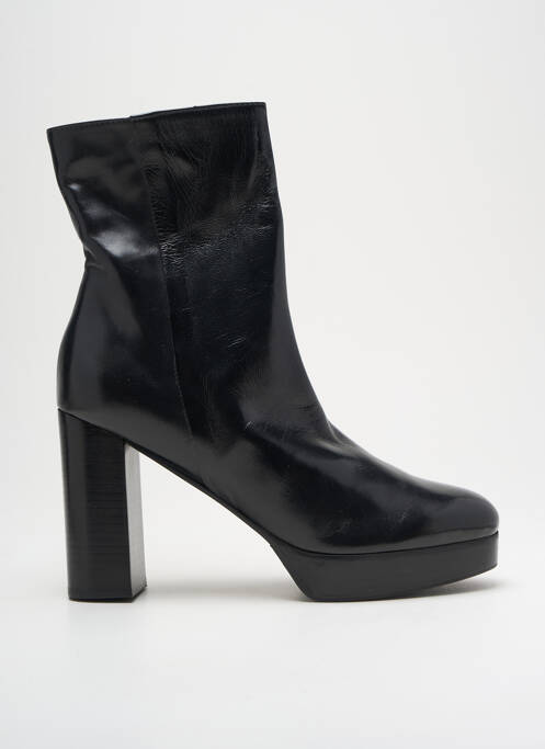 Bottines/Boots noir LORENZO MASIERO pour femme