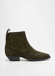 Bottines/boots bout pointu talon de 4 à 6cm vert ROSEANNA femme