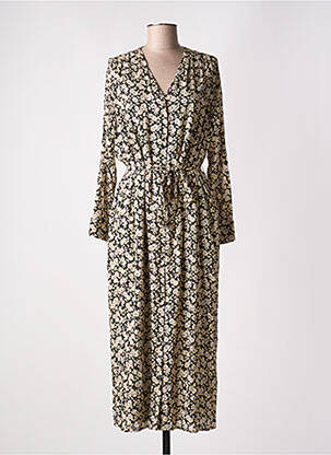 Robe longue manches longues manches longues noir CHLOÉ STORA femme