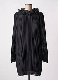 Robe courte manches longues manches longues noir SOUVENIR femme