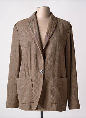 Blazer poches marron POMANDERE femme