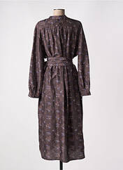 Robe longue marron SOEUR pour femme seconde vue