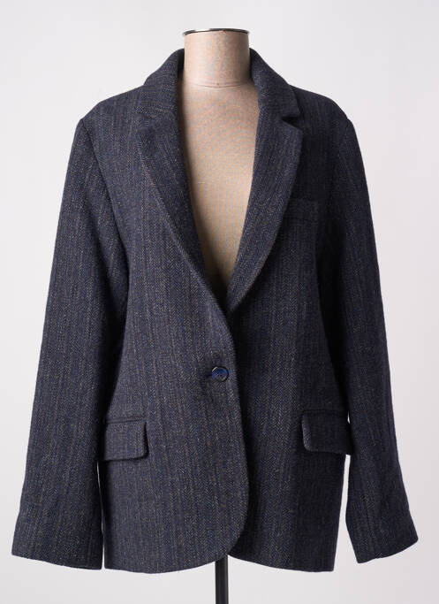 Manteau court bleu BELLE PIÈCE pour femme