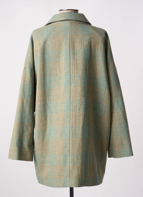 Manteau long vert BELLE PIÈCE pour femme