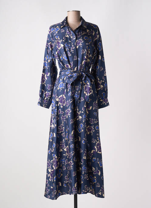 Robe longue bleu ROSSO 35 pour femme
