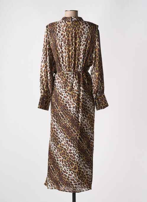 Robe longue marron ROSEANNA pour femme