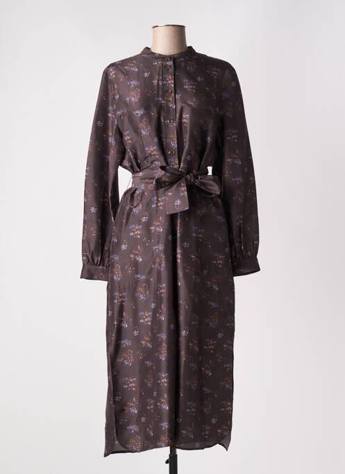 Robe longue marron SOEUR pour femme