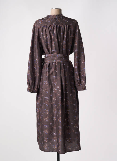 Robe longue marron SOEUR pour femme