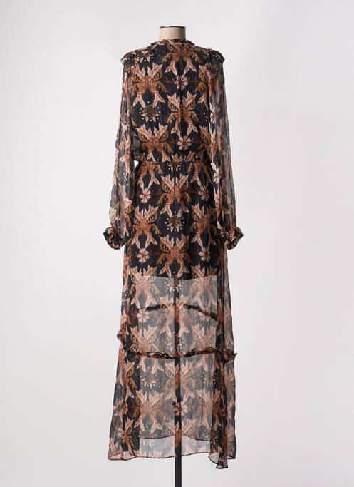 Robe longue noir BERENICE pour femme