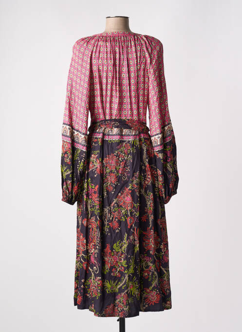 Robe longue rose STELLA FOREST pour femme