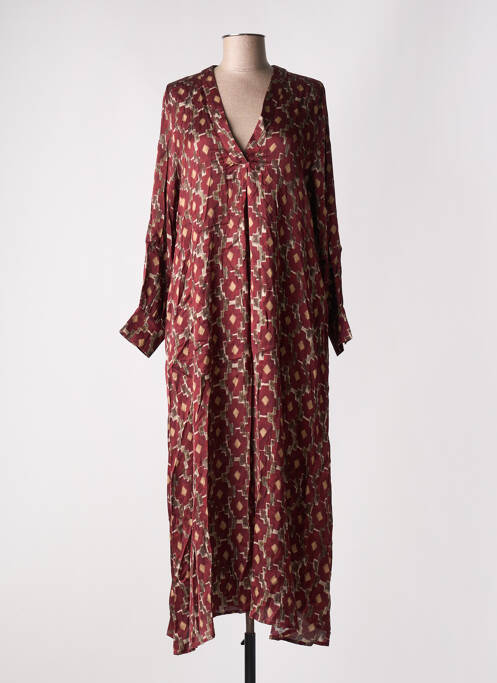 Robe longue rouge HOD pour femme