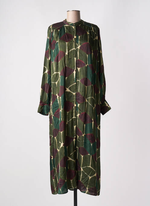 Robe longue vert HOD femme