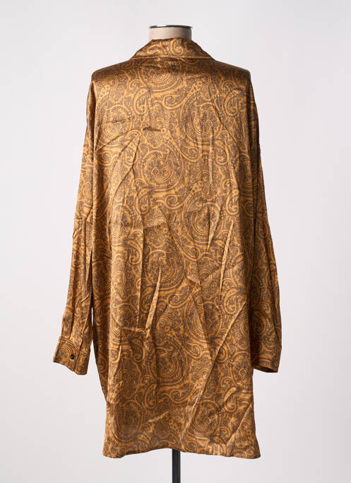 Robe mi-longue or MARAIS pour femme