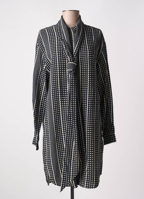 Robe mi-longue noir LAURENCE BRAS pour femme