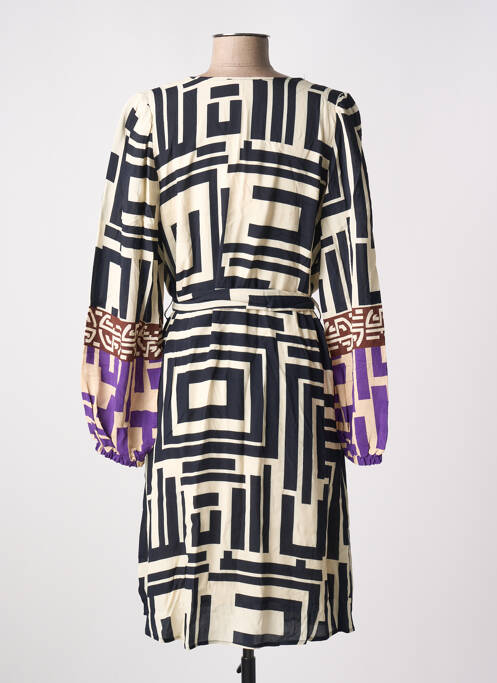 Robe mi-longue noir STELLA FOREST femme