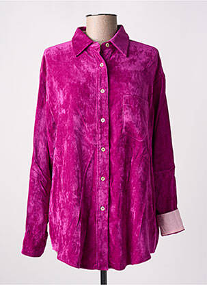 Chemisier manches longues manches longues rose FORTE-FORTE femme